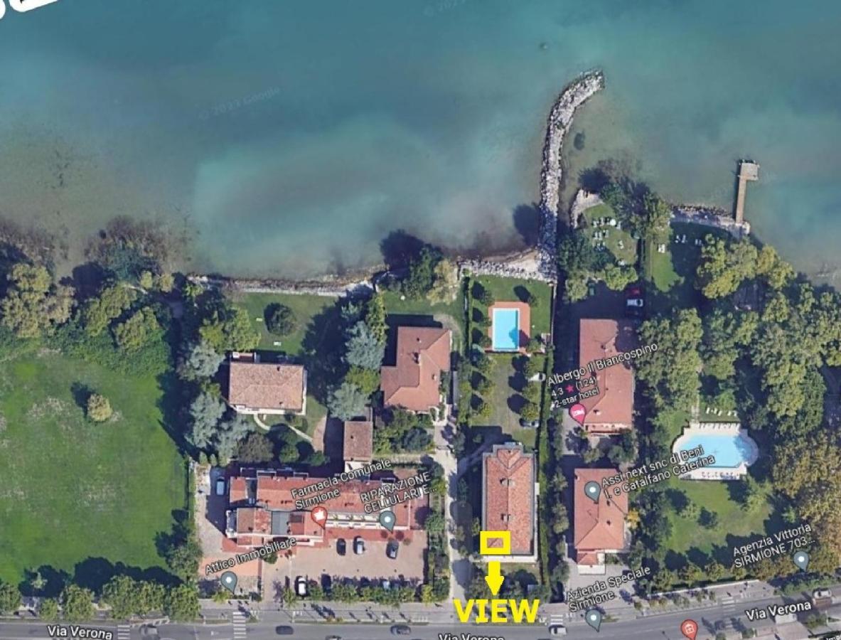 Casa Lugana 15 - Monolocale Con Piscina Fronte Lago Сирмионе Экстерьер фото